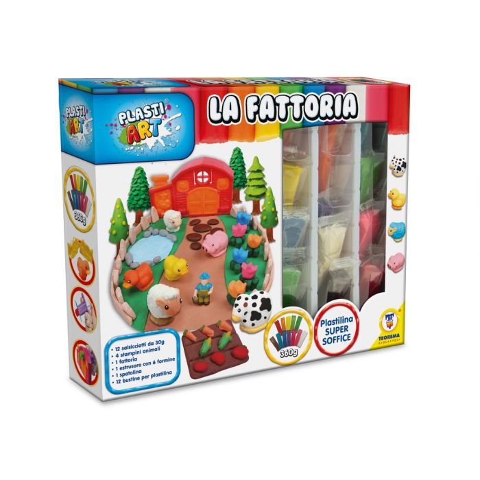 PLASTIART - SET FATTORIA 12PZ