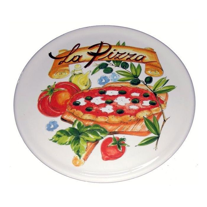 PIATTO PER PIZZA DECORATO D. 33CM