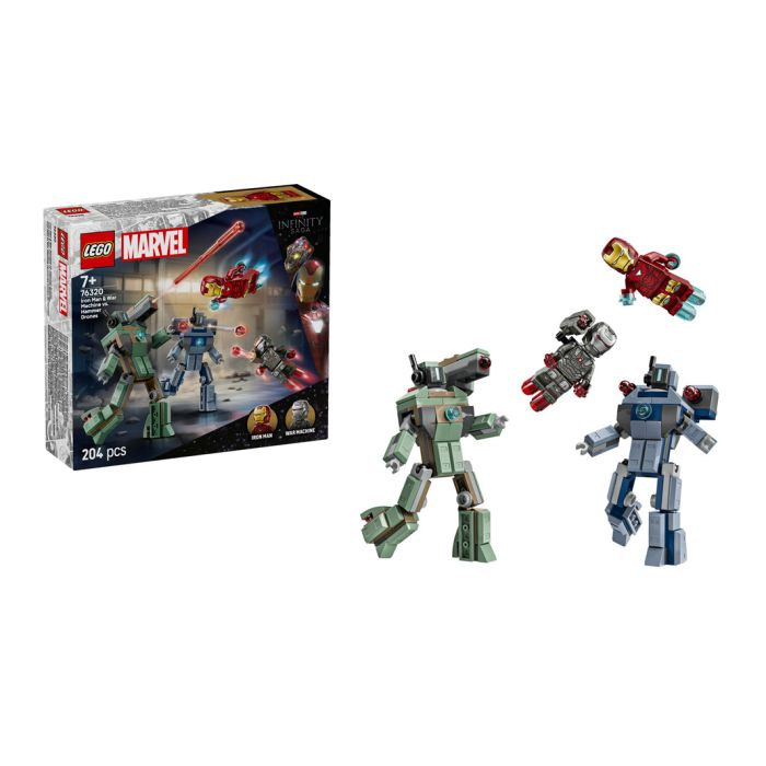 LEGO SUPER HEROES MARVEL - IRON MAN E WAR MACHINE CONTRO I DRONI DI HAMM LEGO SUPER HEROES MARVEL - IRON MAN E WAR MACHINE CONTRO I DRONI DI HAMM