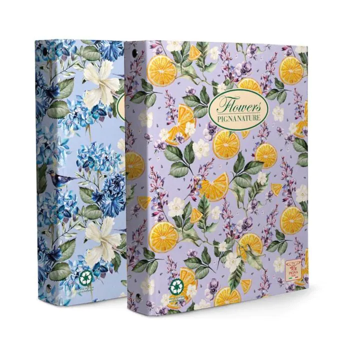Classeurs à Anneaux A5 Monochrome Pigna - Lot De 5, Couleurs Assorties - 9