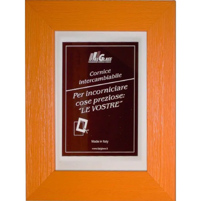 Promo Ideale Cornici in Legno, Molte Dimensioni e Colori, Cornice Foto - Rosso, 24x30