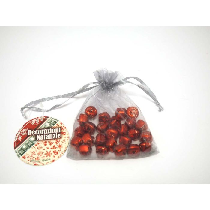 SACCHETTO ORGANZA C/25 SONAGLI D1.5CM
