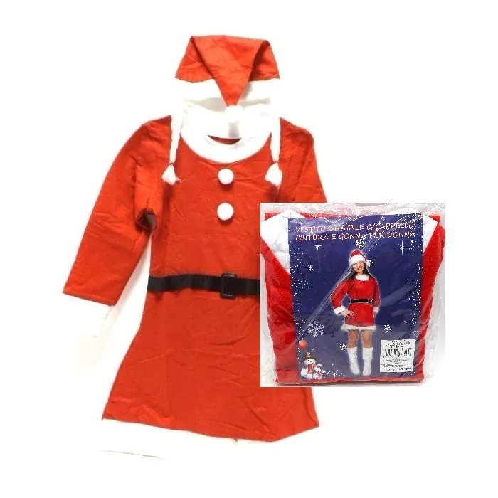 VESTITO DI BABBO NATALE PER DONNA