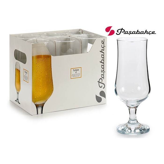 SET 6 BICCHIERI DA BIRRA TULIPE 385CC SET 6 BICCHIERI DA BIRRA TULIPE 385CC