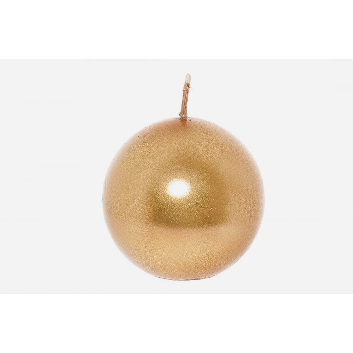CANDELA SFERA LUCID D 10CM ORO CANDELA SFERA LUCID D 10CM ORO