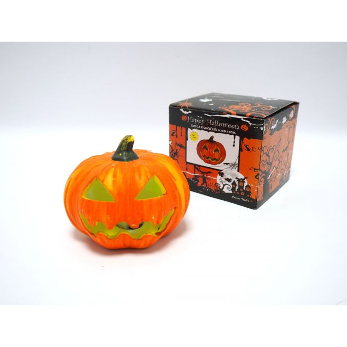 ZUCCA INVECCHIATA C/LUCE LED H 9/D 11CM ZUCCA INVECCHIATA C/LUCE LED H 9/D 11CM