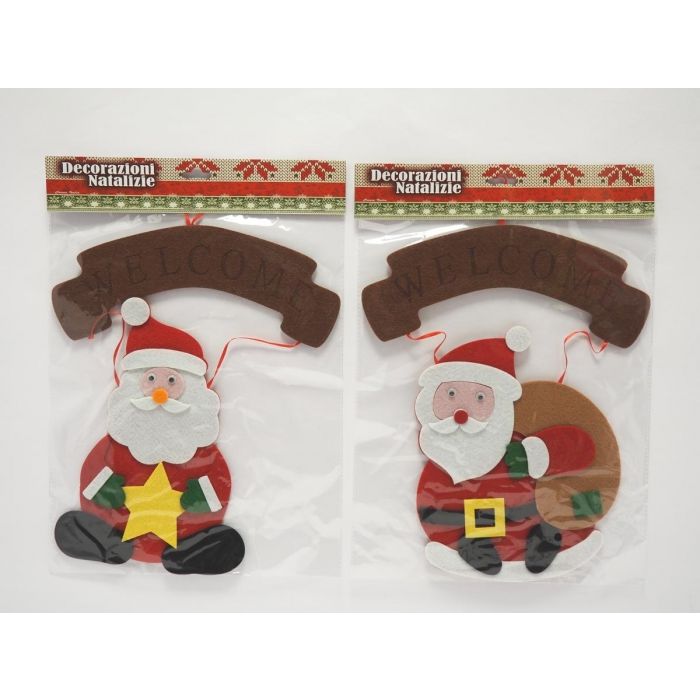 DIETROPORTA PANNO CON BABBO NATALE
