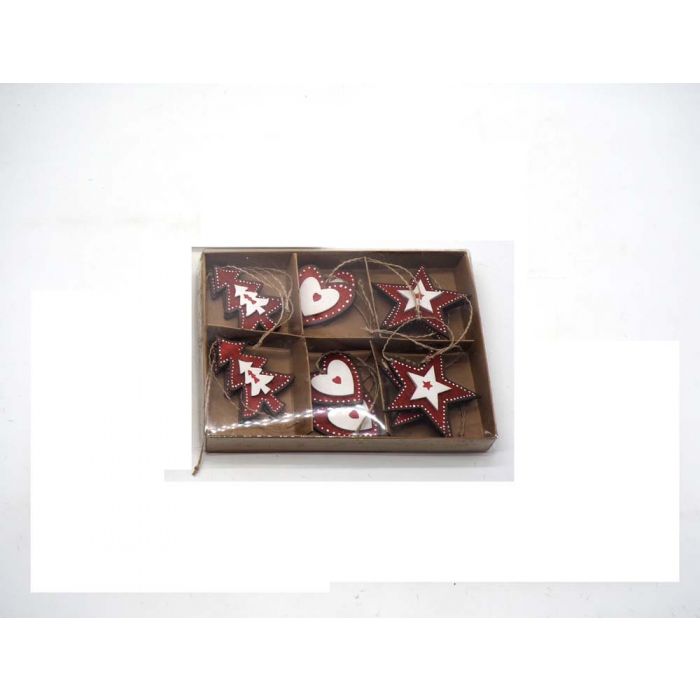 SET 12 FIGURE IN LEGNO DA APPENDERE SET 12 FIGURE IN LEGNO DA APPENDERE