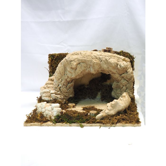 AMBIENTAZIONE PER PRESEPE H 34X30,5X43CM AMBIENTAZIONE PER PRESEPE H 34X30,5X43CM