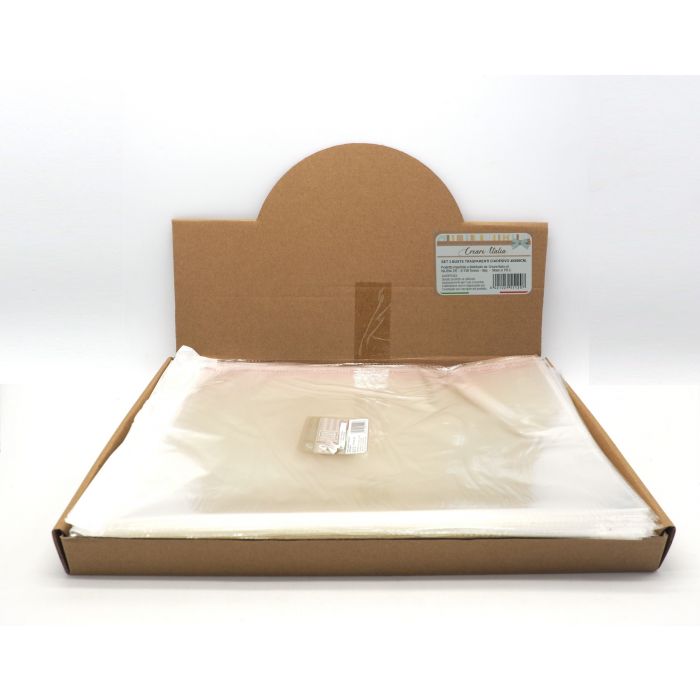 SET 3 BUSTE TRASP. 40X60CM SET 3 BUSTE TRASP. 40X60CM
