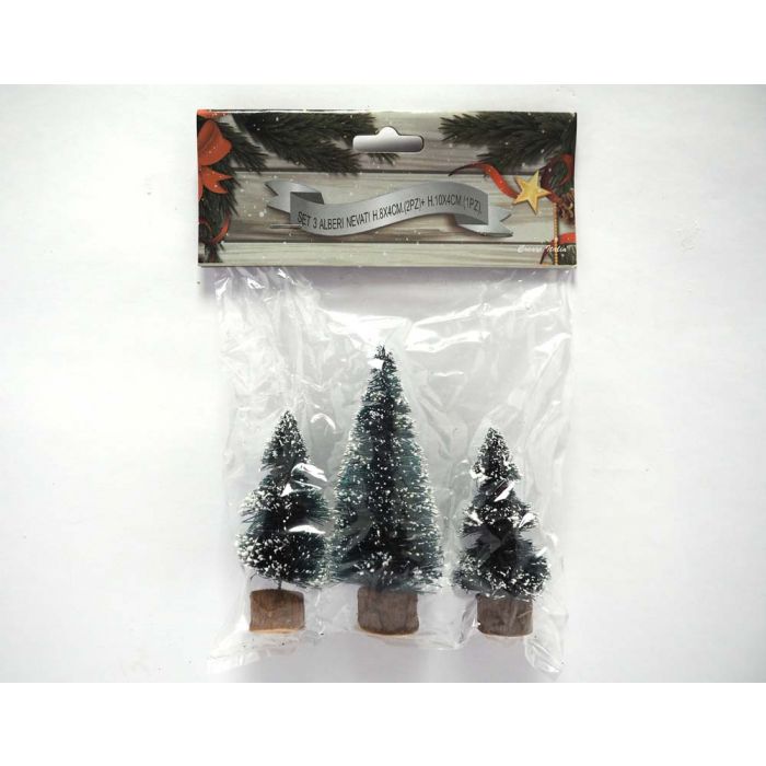SET 3 ALBERI NEVATI PICCOLI SET 3 ALBERI NEVATI PICCOLI