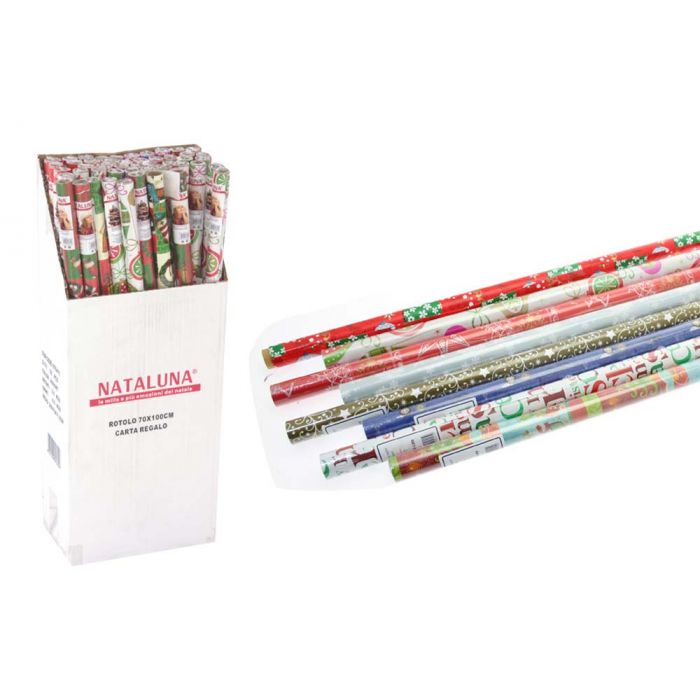 ROTOLO 70X100CM CARTA REGALO ROTOLO 70X100CM CARTA REGALO