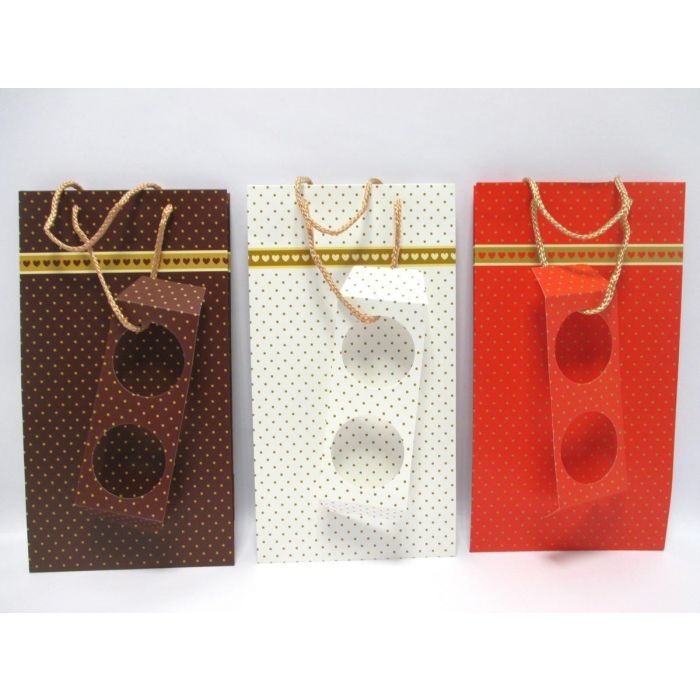 BORSA CARTA 2 BOTTIGLIE CM 37X20 BORSA CARTA 2 BOTTIGLIE CM 37X20