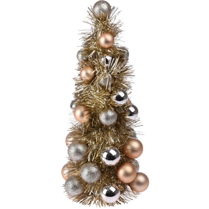 ALBERO H 33CM C/35 SFERE CHAMPAGNE ALBERO H 33CM C/35 SFERE CHAMPAGNE