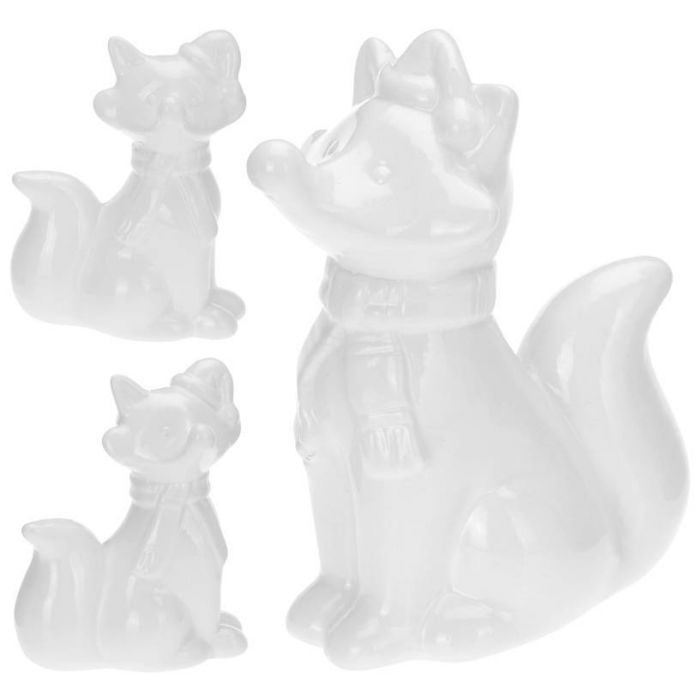 VOLPE CERAMICA BIANCA 11CM VOLPE CERAMICA BIANCA 11CM