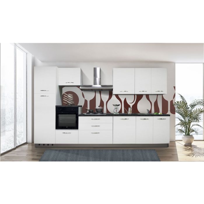 CUCINA MOD.RIGA BIANCA CM 360 H 216 es CUCINA MOD.RIGA BIANCA CM 360 H 216 es