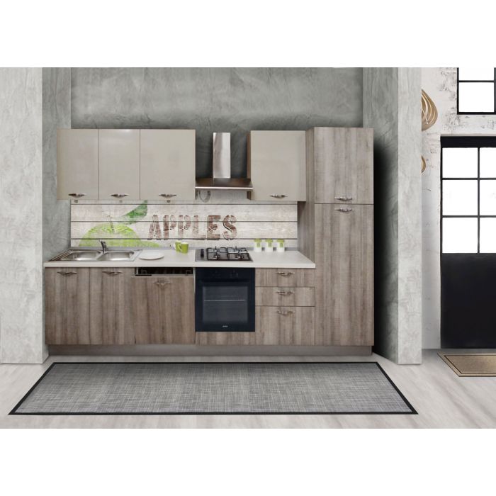 CUCINA GREY E TORTORA VERSIONE DESTRA