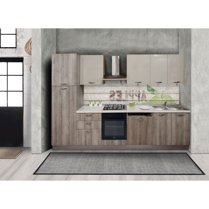 CUCINA GREY E TORTORA VERSIONE SINISTRA