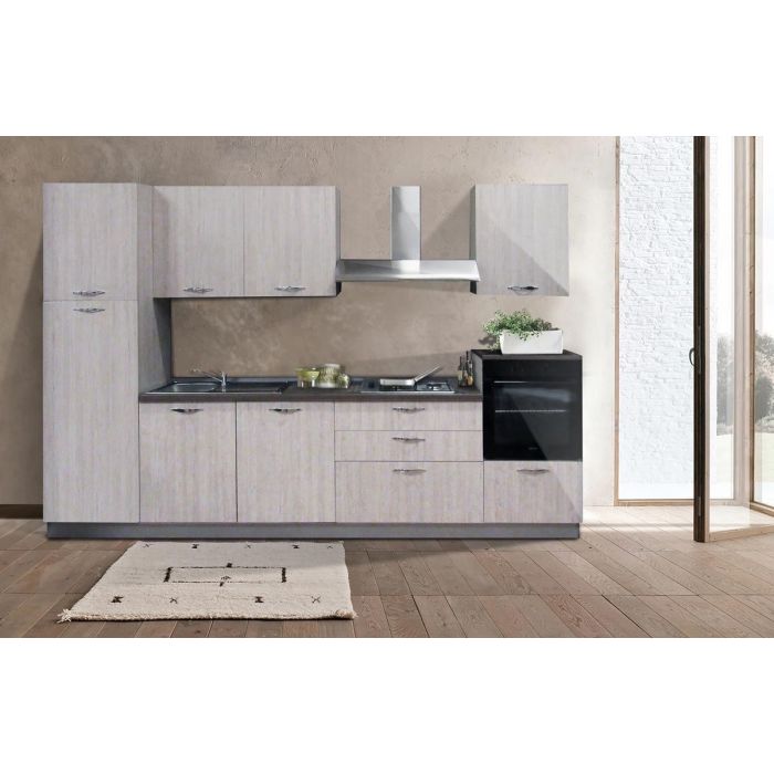 CUCINA cm 330 LAMINATO OREGON Versione SINISTRA