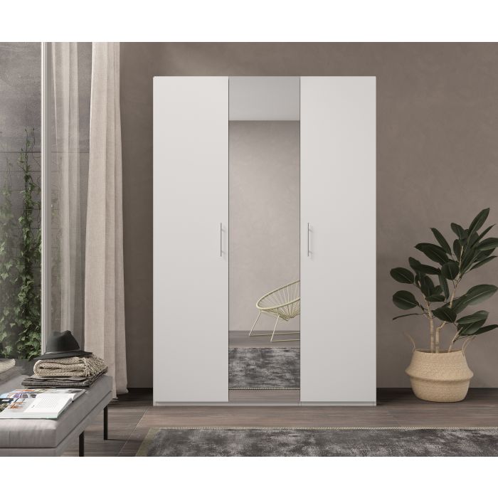 ARMADIO CM 135,3X56 H. 202 BIANCO OPACO