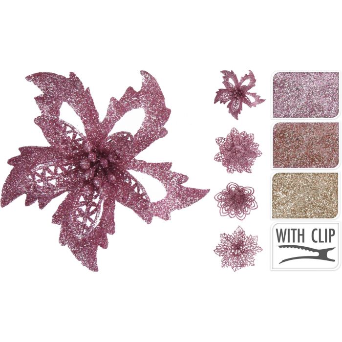 3 FIORI C/CLIP 12CM 12 ASSORTIMENTI 3 FIORI C/CLIP 12CM 12 ASSORTIMENTI