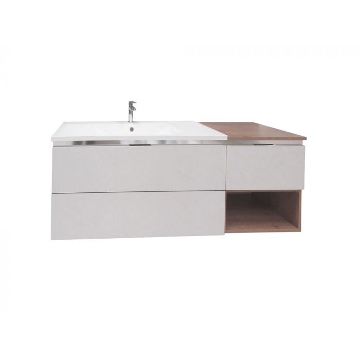 BASE BAGNO E.GO CM155 ROVERE ARL C/FRONTALE ARES SOLARE C/LAVABO JAG