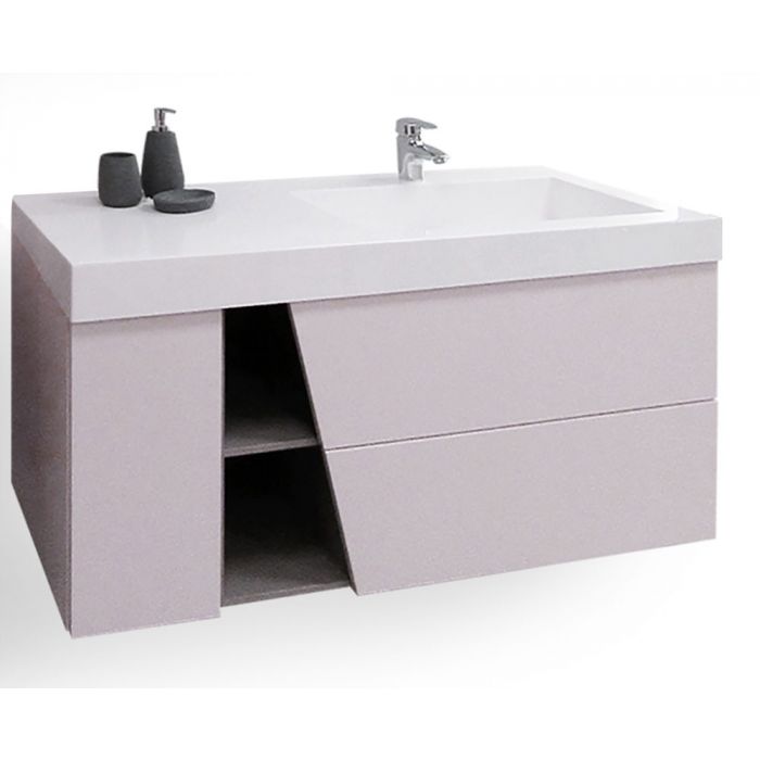 BASE BAGNO E.LY CM120 BOCCIOLO OPACO C/LAVABO CITY DX