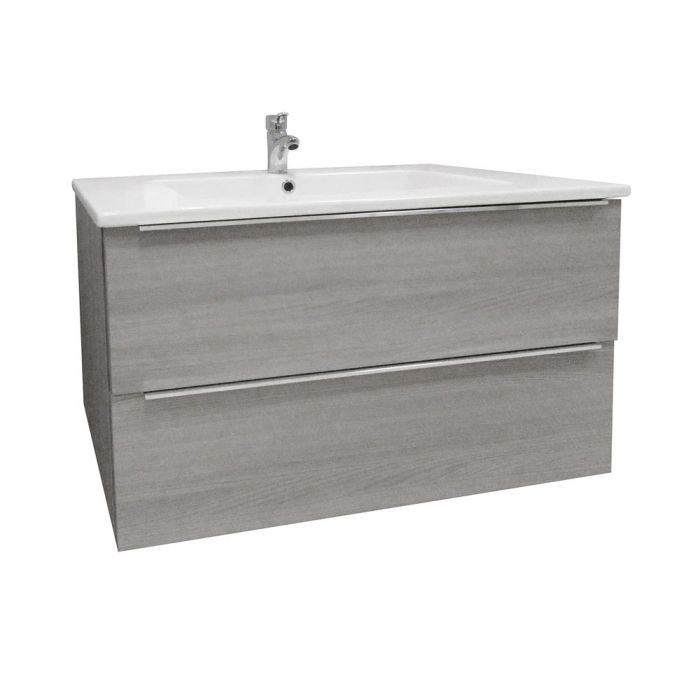 BASE BAGNO E.LY CM85 OLMO GRIGIO C/LAVABO DROP