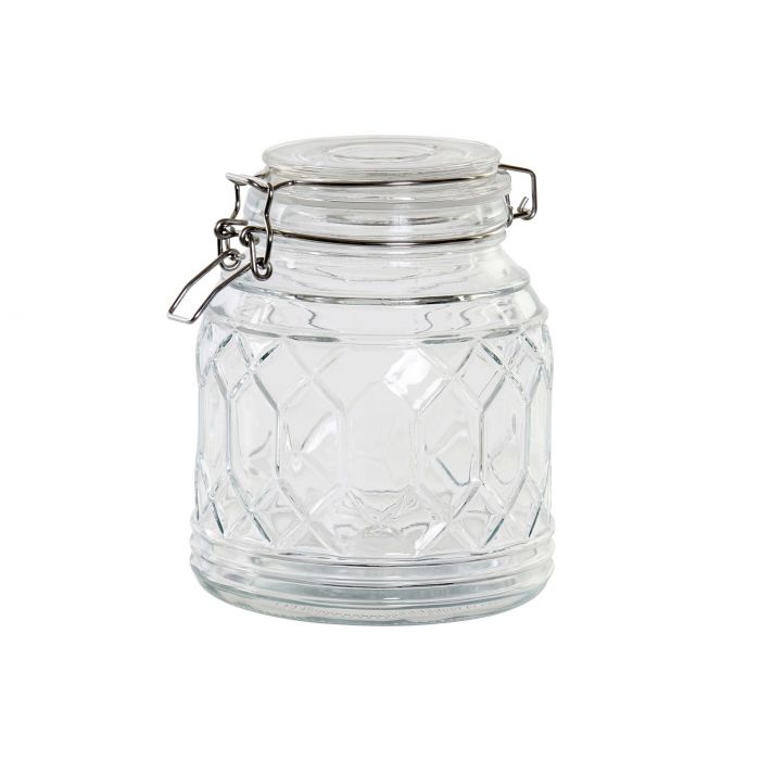 BARATTOLO ERMETICO CRISTALLO 15.5X15.5X17CM 1350 BARATTOLO ERMETICO CRISTALLO 15.5X15.5X17CM 1350