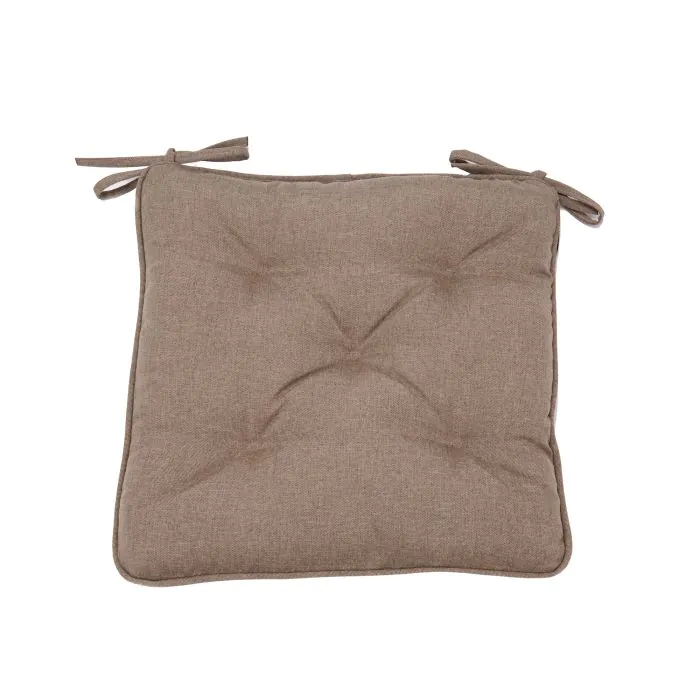 Cuscini per sedie shabby basic - avorio e nocciola