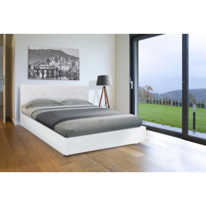 LETTO 160 MOD.FEDY C/CONT BIANCO