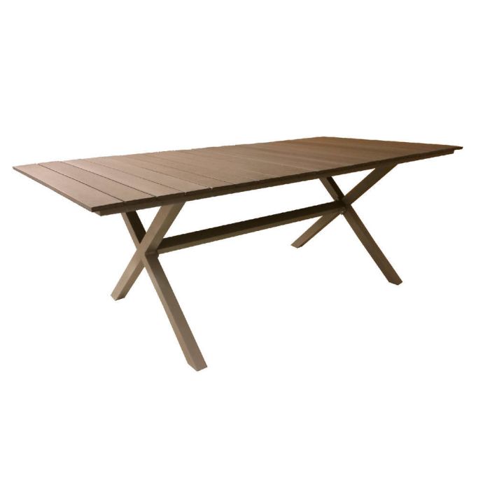 TAVOLO T-06 CM 200X100 CHAMPAGNE