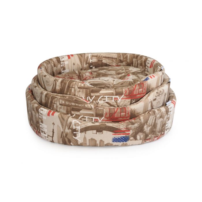 CUCCIA OVALE PLUS NEW YORK 56X4CM CUCCIA OVALE PLUS NEW YORK 56X4CM