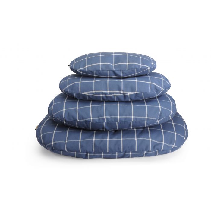 CUSCINO OVALE SFOD BLUE TIE C/OVATTA 55X38CM CUSCINO OVALE SFOD BLUE TIE C/OVATTA 55X38CM