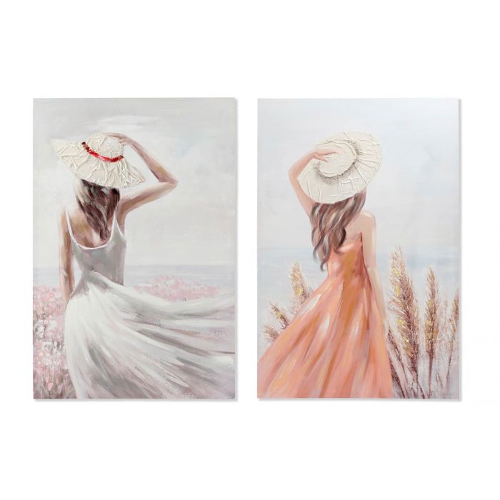 QUADRO TELA PINO DISEGNO DONNA 80X3X120CM 2 MODELLI QUADRO TELA PINO DISEGNO DONNA 80X3X120CM 2 MODELLI