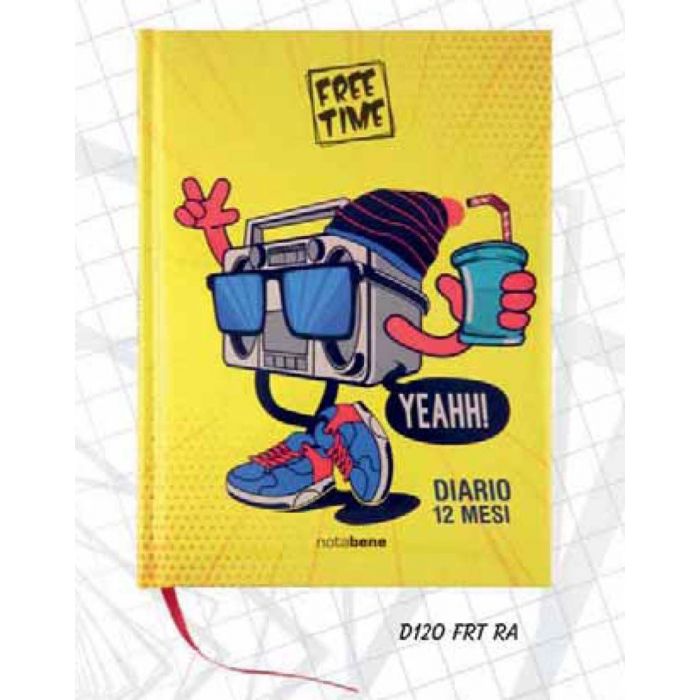 DIARIO 12 MESI 13X17.8 FREETIME RADIO