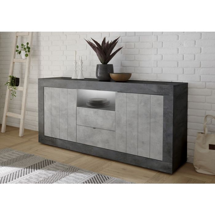 CREDENZA URBINO 2A+2C OSSIDO/CEMENTO 207935-07CE CREDENZA URBINO 2A+2C OSSIDO/CEMENTO 207935-07CE