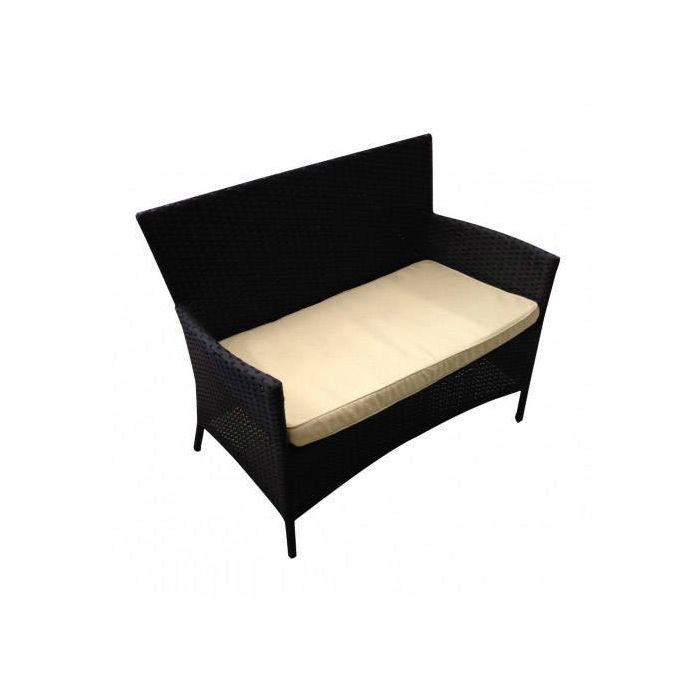 DIVANETTO 6210-2 NERO C/CUSCINO