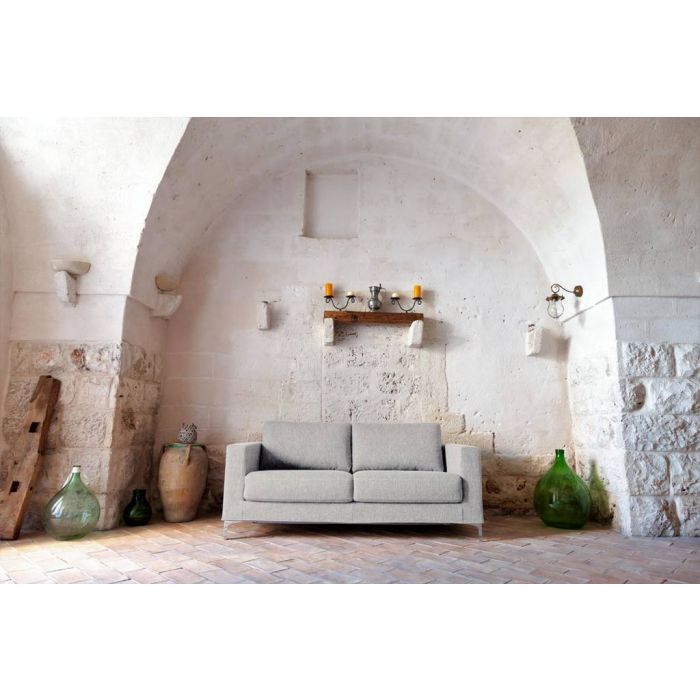 DIVANO LETTO MODELLO PRIMAVERA BEIGE CM 192X96 E H 88