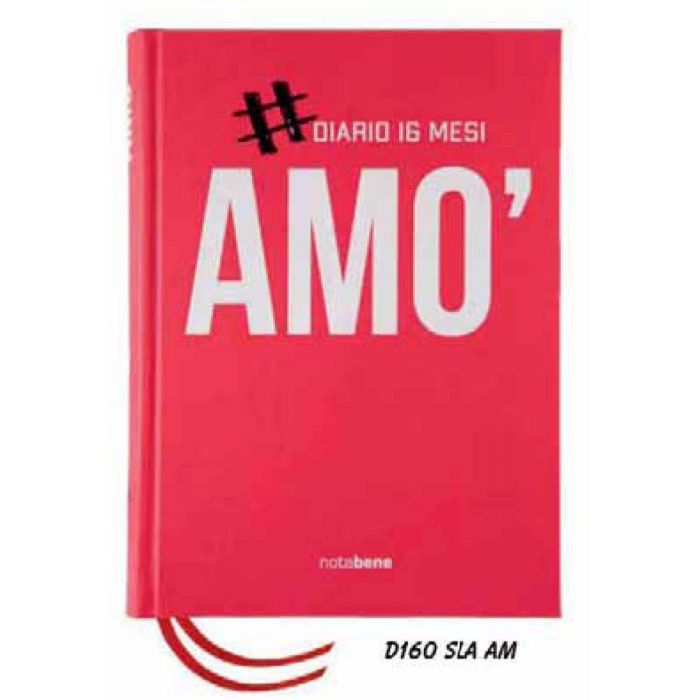 DIARIO 16 MESI 13X17.8CM SLANG AMO
