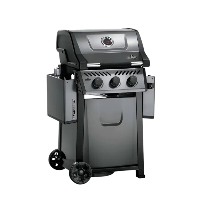 Set Di 3 Utensili Per Barbecue Napoleon Executive, In Acciaio Inox Pressofuso, Con Pala Larga, Pinze E Pennello Per Salse