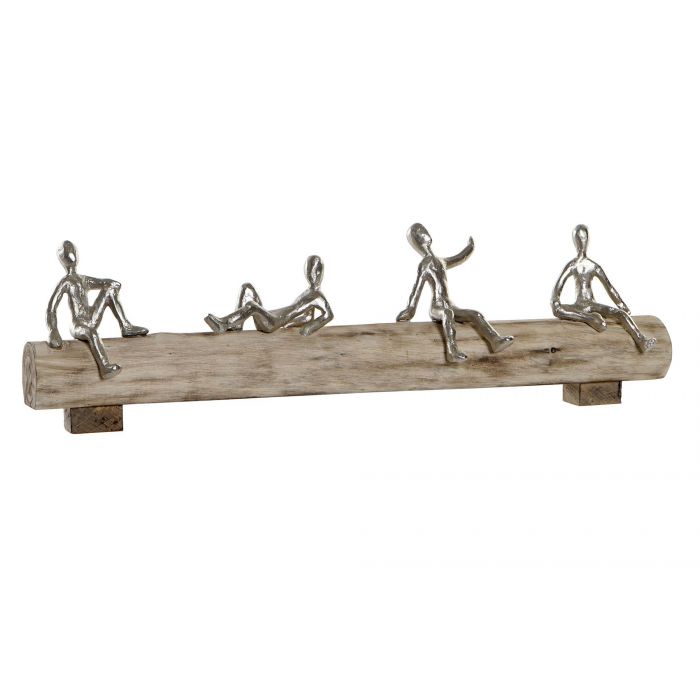 DECORAZIONE MANGO ALLUMINIO PERSONE 52.5X9X15CM DECORAZIONE MANGO ALLUMINIO PERSONE 52.5X9X15CM