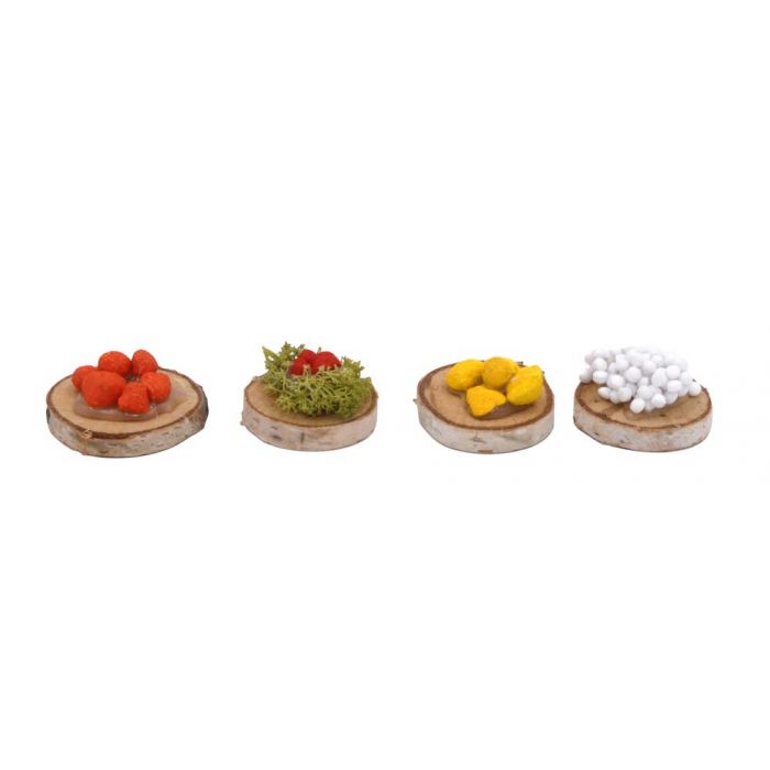 SET 4 PIATTI C/FRUTTA SET 4 PIATTI C/FRUTTA