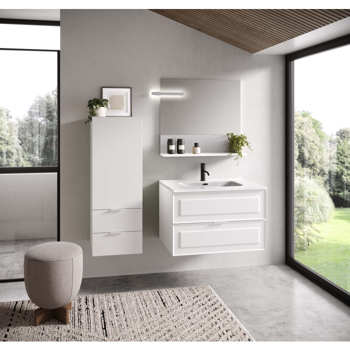 BAGNO COMPLETO MOD.FRAME BIANCO OPACO BAGNO COMPLETO MOD.FRAME BIANCO OPACO