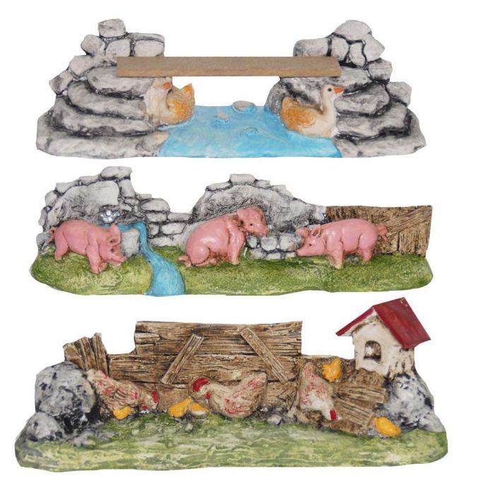 ACCESSORIO C/ANIMALI 23X7X8CM ACCESSORIO C/ANIMALI 23X7X8CM