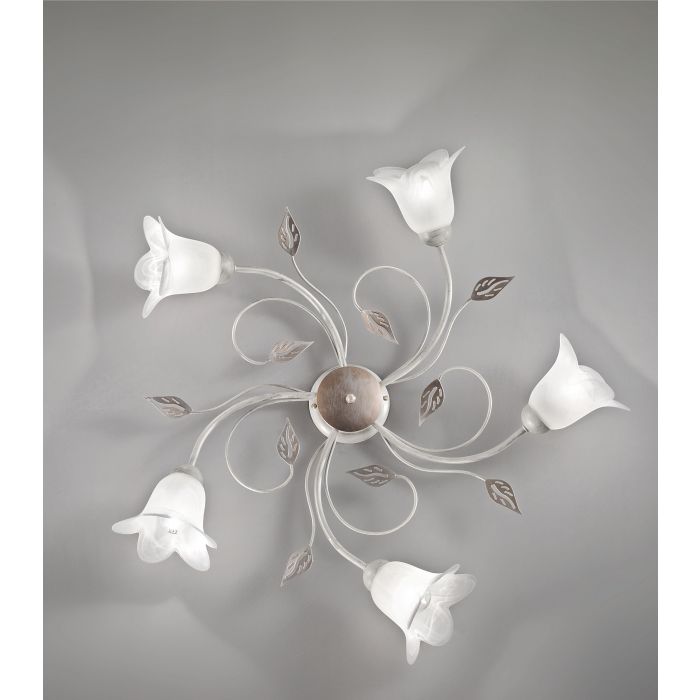 PLAFONIERA GRETA 5XE14 ECO-CONTRIBUTO RAEE COMPRESO PLAFONIERA GRETA 5XE14 ECO-CONTRIBUTO RAEE COMPRESO