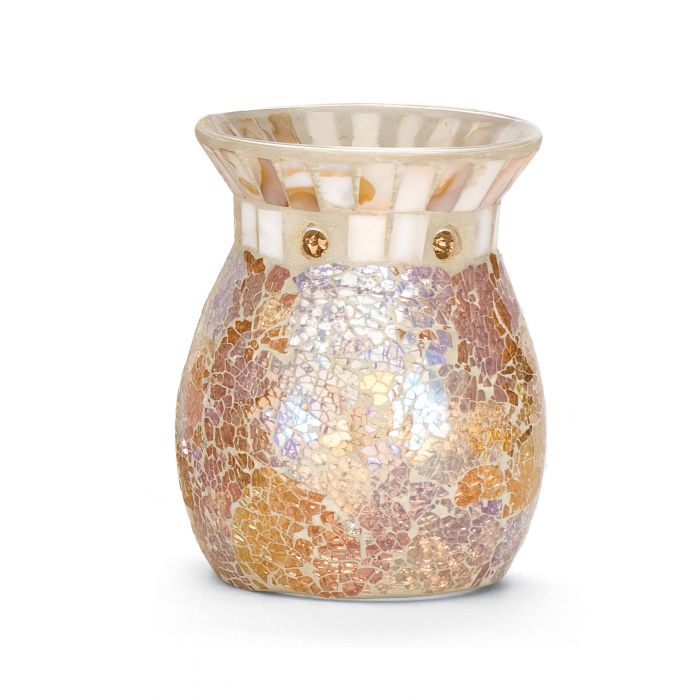 YANKEE CANDLE - GOLD AND PEARL CRACKLE BRUCIATORE YANKEE CANDLE - GOLD AND PEARL CRACKLE BRUCIATORE