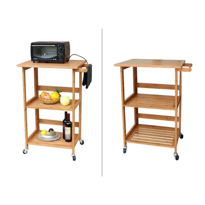 CARRELLO CUCINA LEGNO CM 70X50 E H 94 CARRELLO CUCINA LEGNO CM 70X50 E H 94