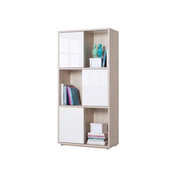 LIBRERIA 3 VANI FRASSINO E BIANCO LIBRERIA 3 VANI FRASSINO E BIANCO