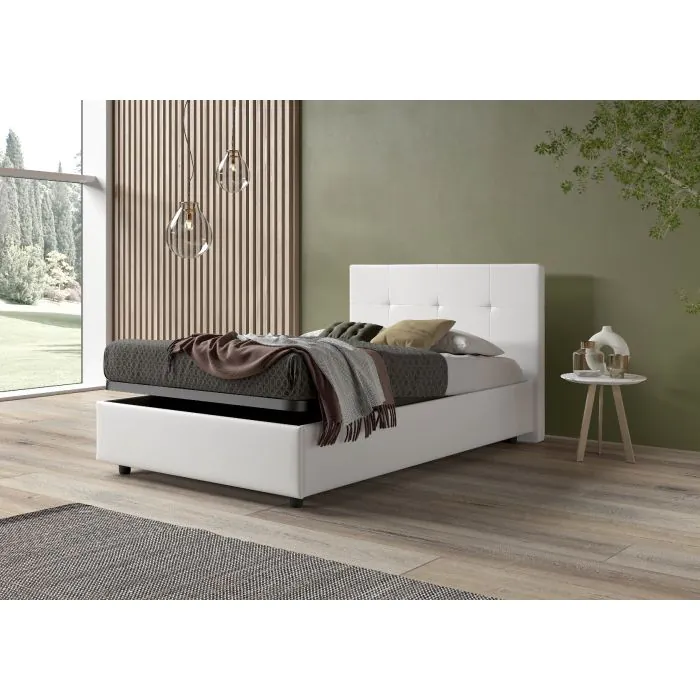 Mezza 120x190 Letto Piazza Con Contenitore Letto Con Contenitore